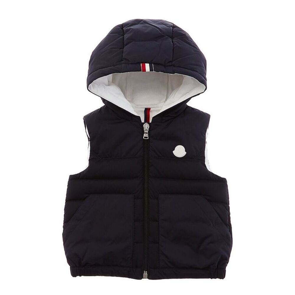 Moncler Womens Raiffa Vest, Blue